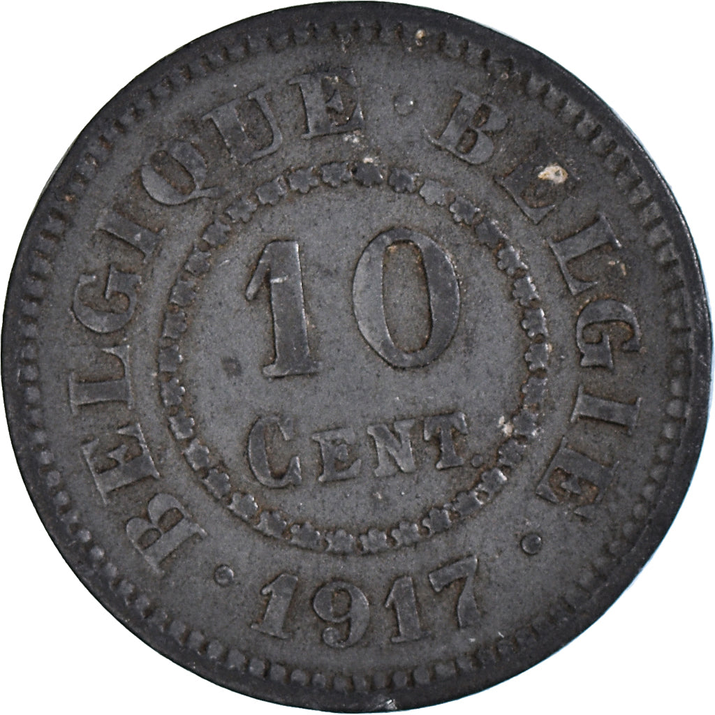 Moneta, Belgio, 10 Centimes, 1917