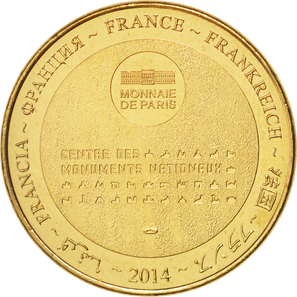 France, Token, Tourist Token, 11/ Château Comtal - Carcassonne, 2014, Monnaie