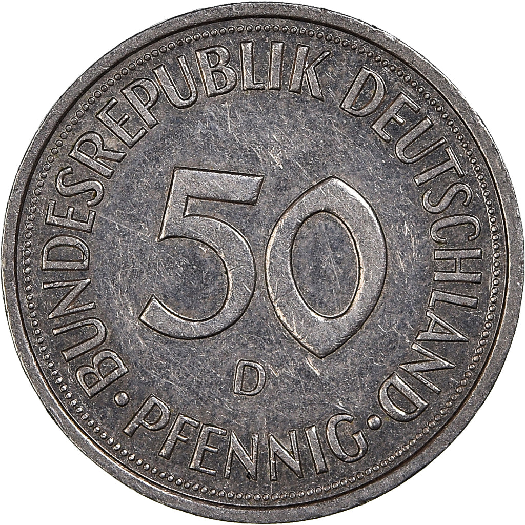 Coin, GERMANY - FEDERAL REPUBLIC, 50 Pfennig, 1984