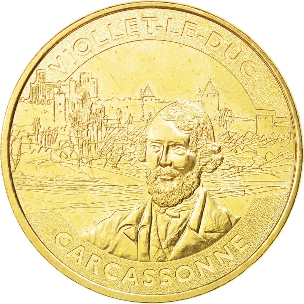 Francia, Token, Tourist Token, 11/ Viollet-le-Duc - Carcassonne, 2015, Monnaie