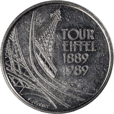 Moeda, França, 5 Francs, 1989