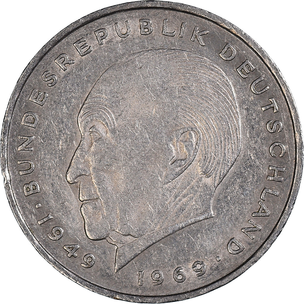 Munten, Federale Duitse Republiek, 2 Mark, 1976