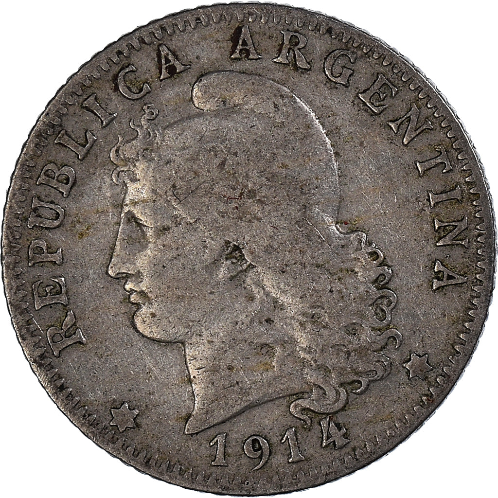 Moneta, Argentina, 20 Centavos, 1914