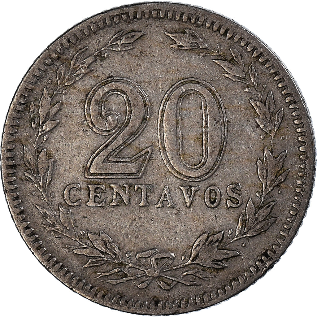 Moneta, Argentina, 20 Centavos, 1914