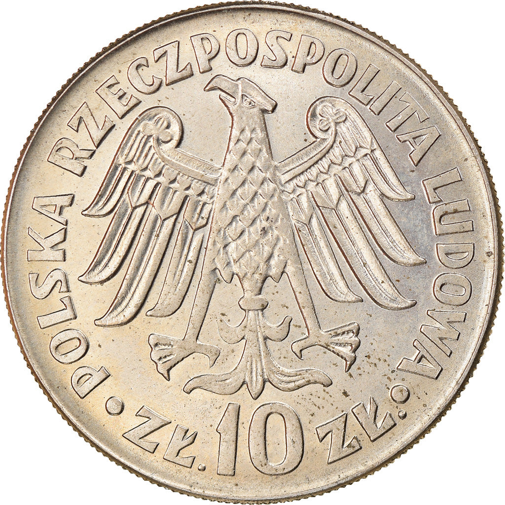 Moneda, Polonia, 10 Zlotych, 1964, Warsaw, EBC, Cobre - níquel, KM:52.1