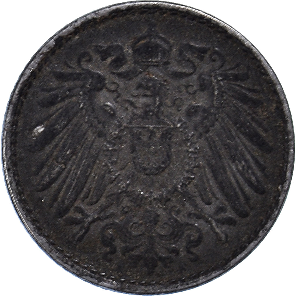 Monnaie, Empire allemand, 5 Pfennig, 1918