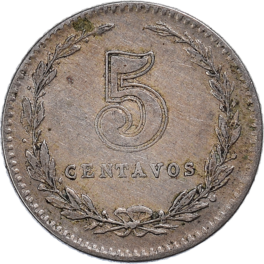 Moneta, Argentina, 5 Centavos, 1922