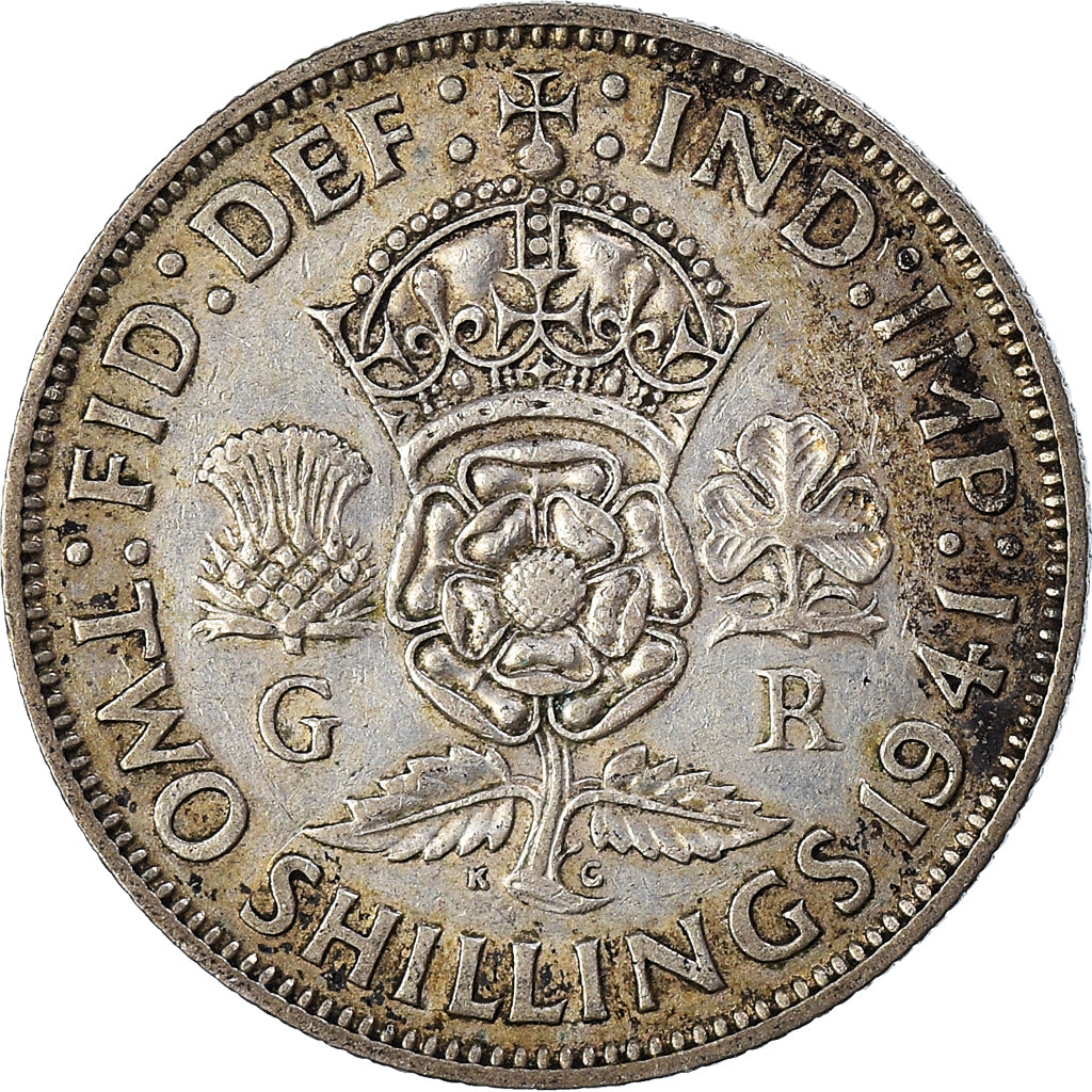 Moneta, Gran Bretagna, Florin, Two Shillings, 1941