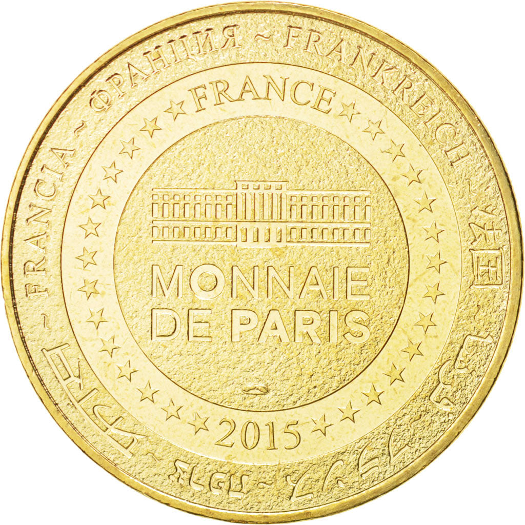 France, Jeton, Tourist Token, 12/ Micropolis - Mante Religieuse, 2015, Monnaie
