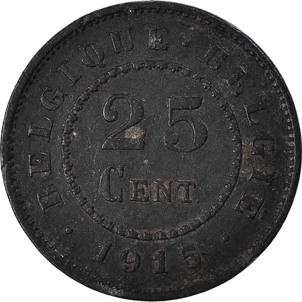 Moneta, Belgio, 25 Centimes, 1915