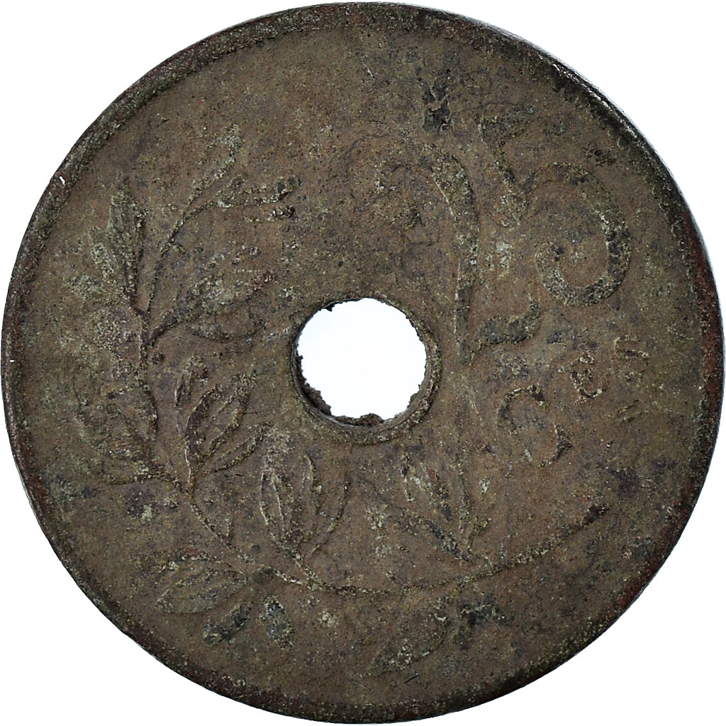 Coin, Belgium, 25 Centimes, 1909