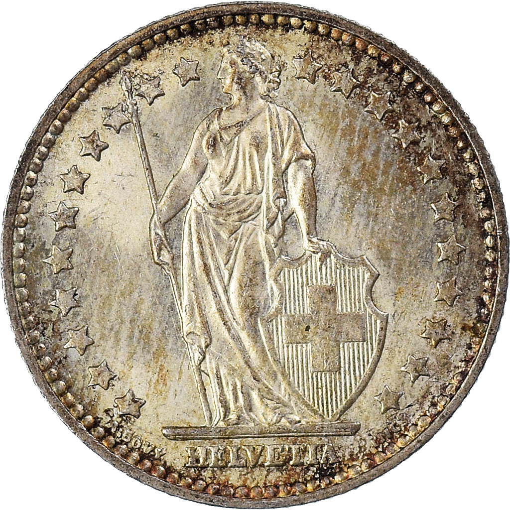 Coin, Switzerland, Franc, 1958