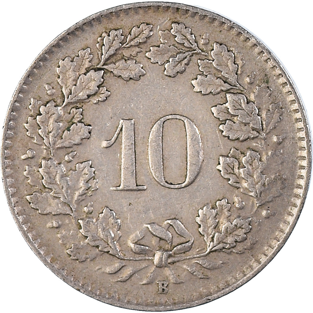 Monnaie, Suisse, 10 Rappen, 1943