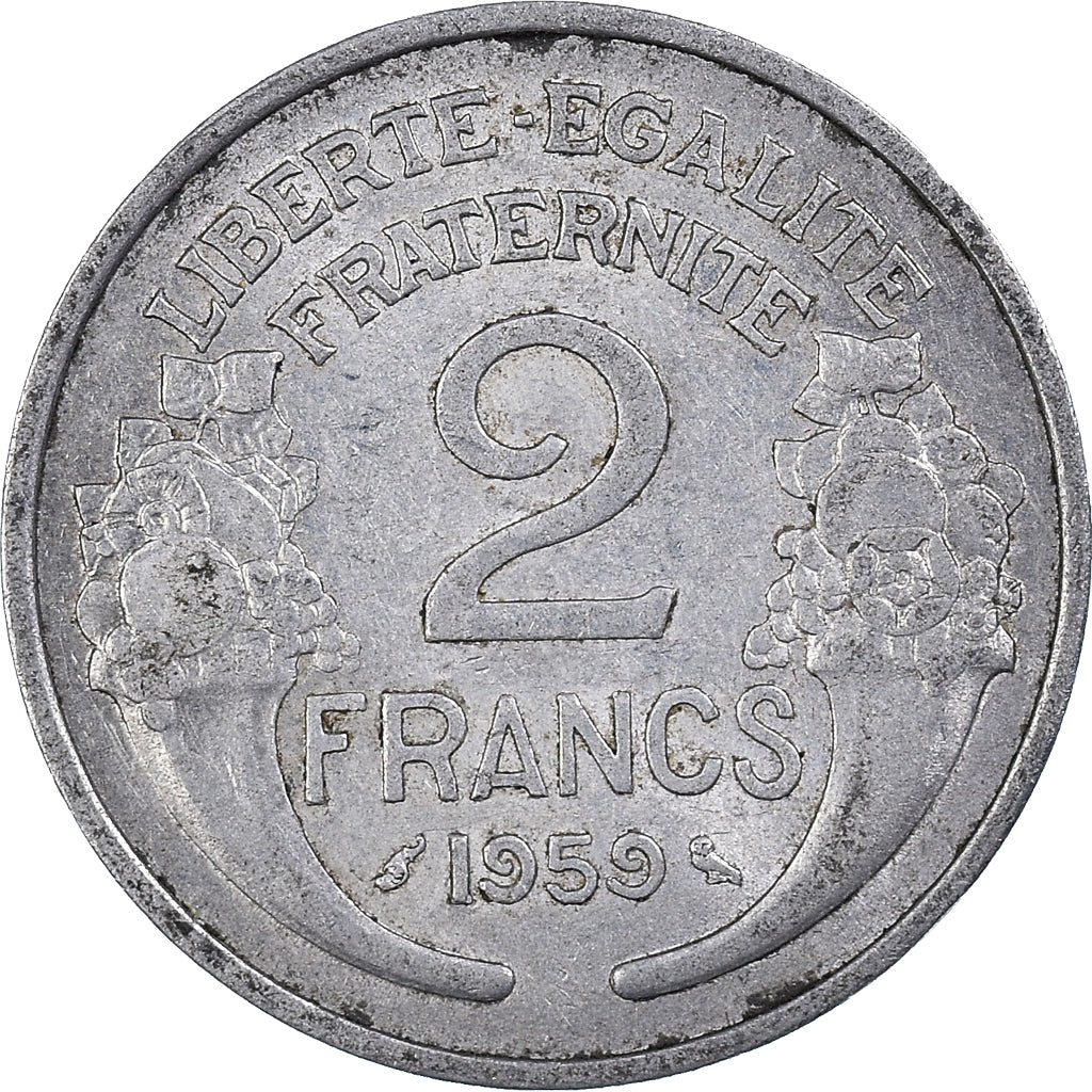 Coin, France, 2 Francs, 1959