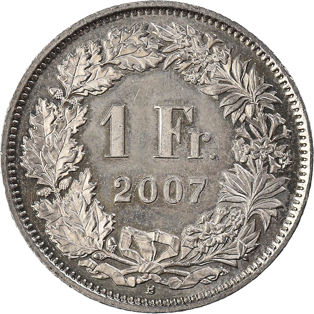Münze, Schweiz, Franc, 2007