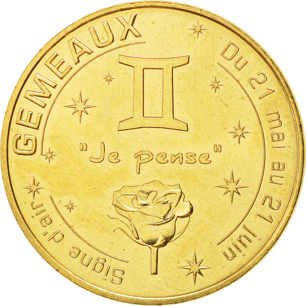 France, Token, Tourist Token, 13/ Zodiaque - Gémeaux, 2014, Monnaie de Paris