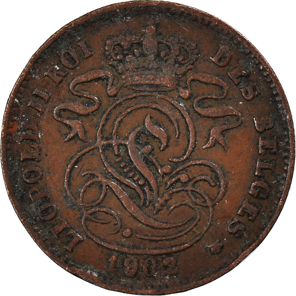 Munten, België, 2 Centimes, 1902