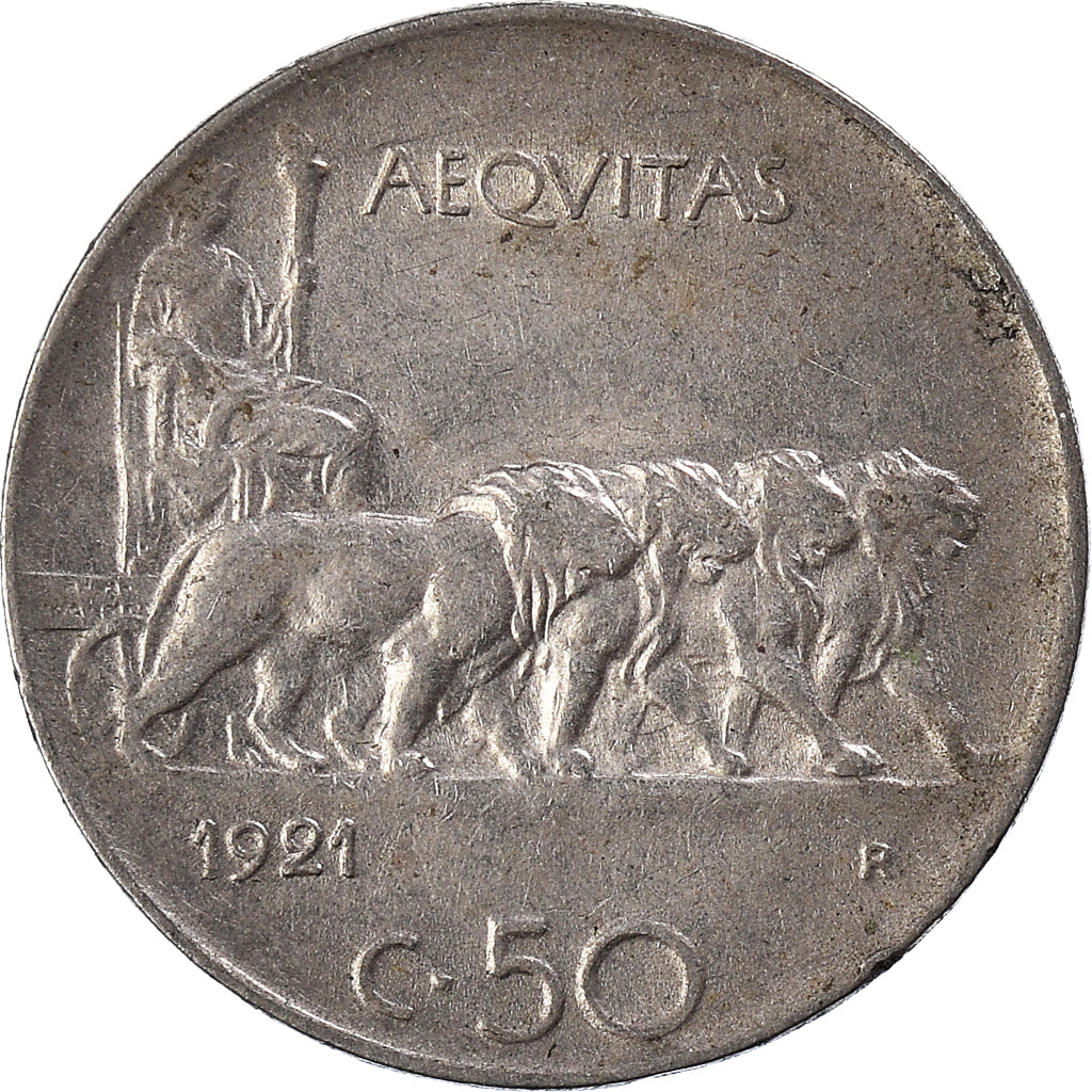 Coin, Italy, 50 Centesimi, 1921