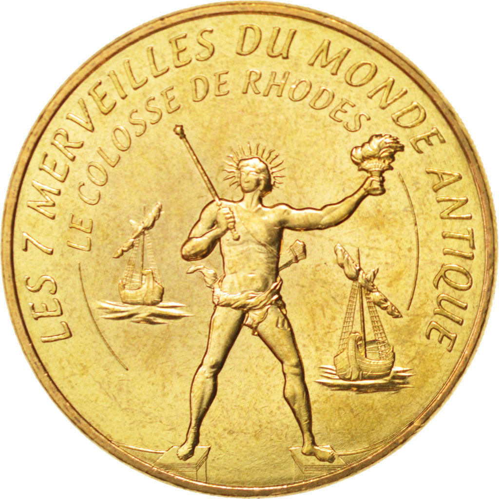 France, Jeton, Tourist Token, 13/ Le Colosse de Rhodes, 2015, Monnaie de Paris