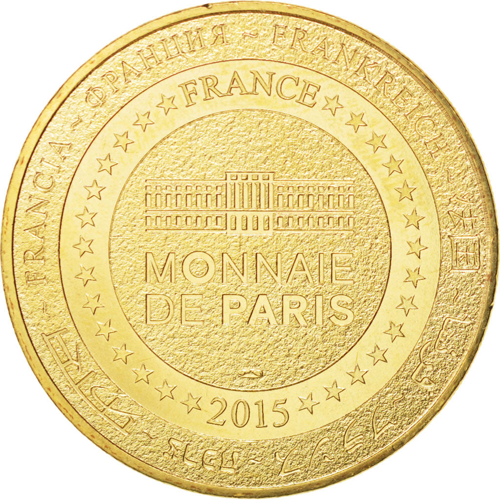 France, Tourist Token, 13/ Zoo de La Barben - Lynx, 2015, Monnaie de Paris