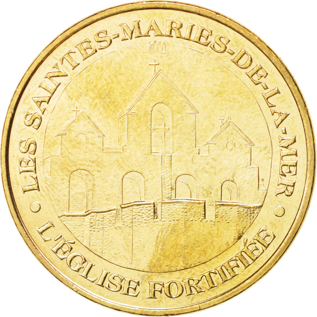 Frankrijk, Token, Tourist Token, 13/ Saintes-Marie de la Mer - Eglise, 2011