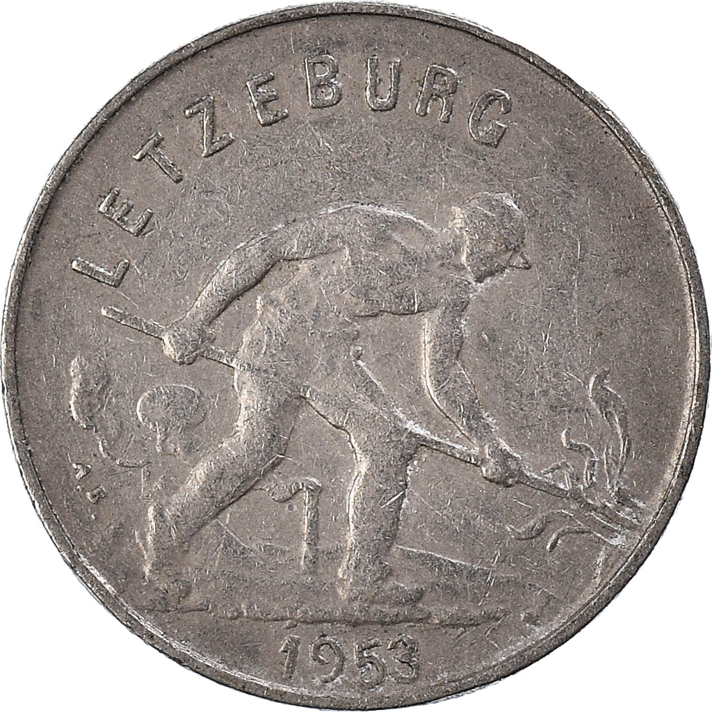 Monnaie, Luxembourg, Franc, 1953