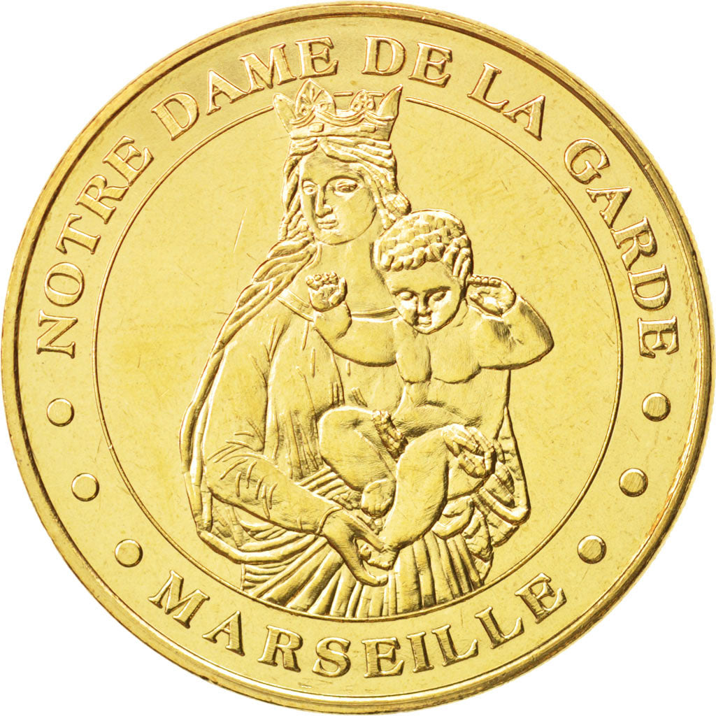France, Tourist Token, 13/ Notre-Dame de la Garde, Marseille, 2014, MDP