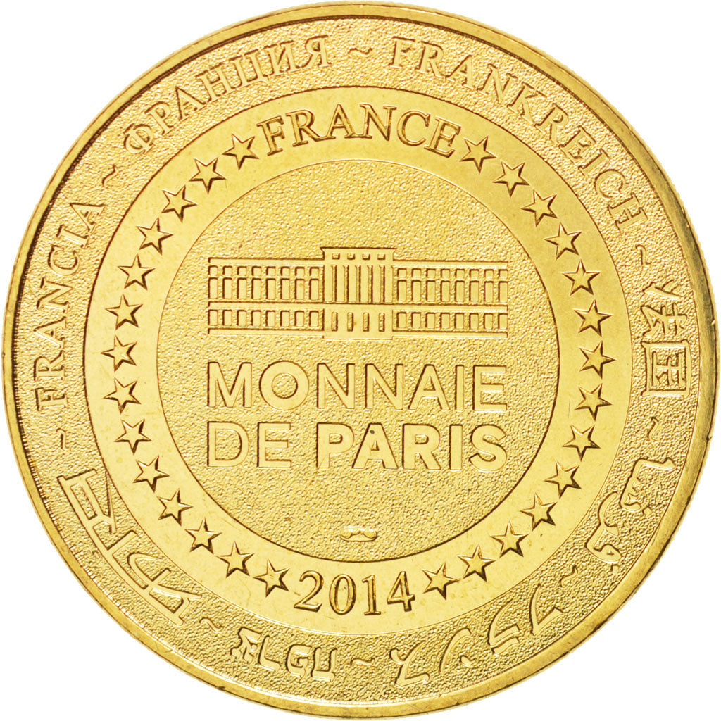 France, Tourist Token, 13/ Notre-Dame de la Garde, Marseille, 2014, MDP