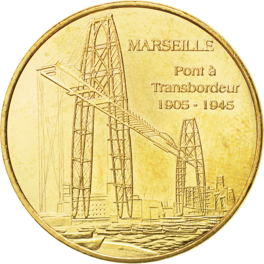 France, Jeton, Tourist Token, 13/ Pont à Transbordeur - Marseille, 2010