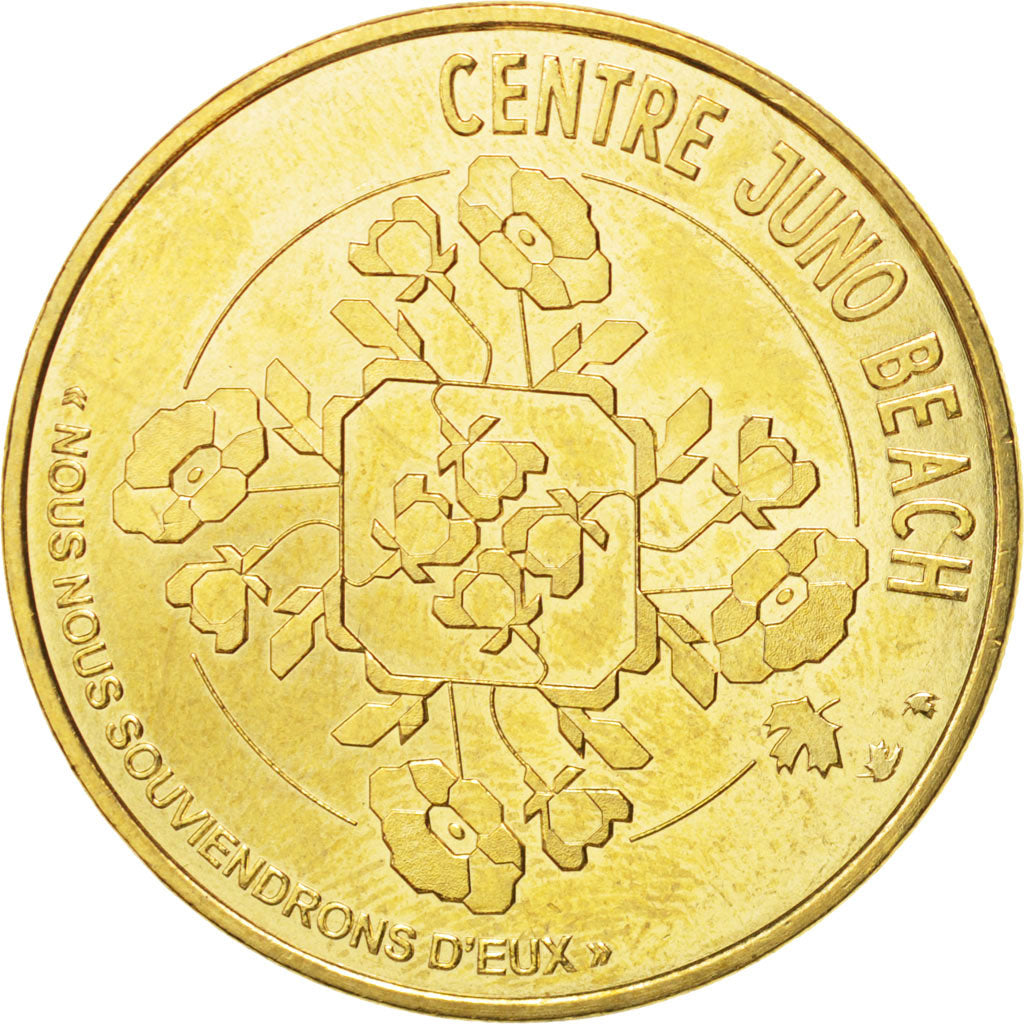 Francia, Token, Tourist Token, 14/ Centre Juno Beach, 2015, Monnaie de Paris