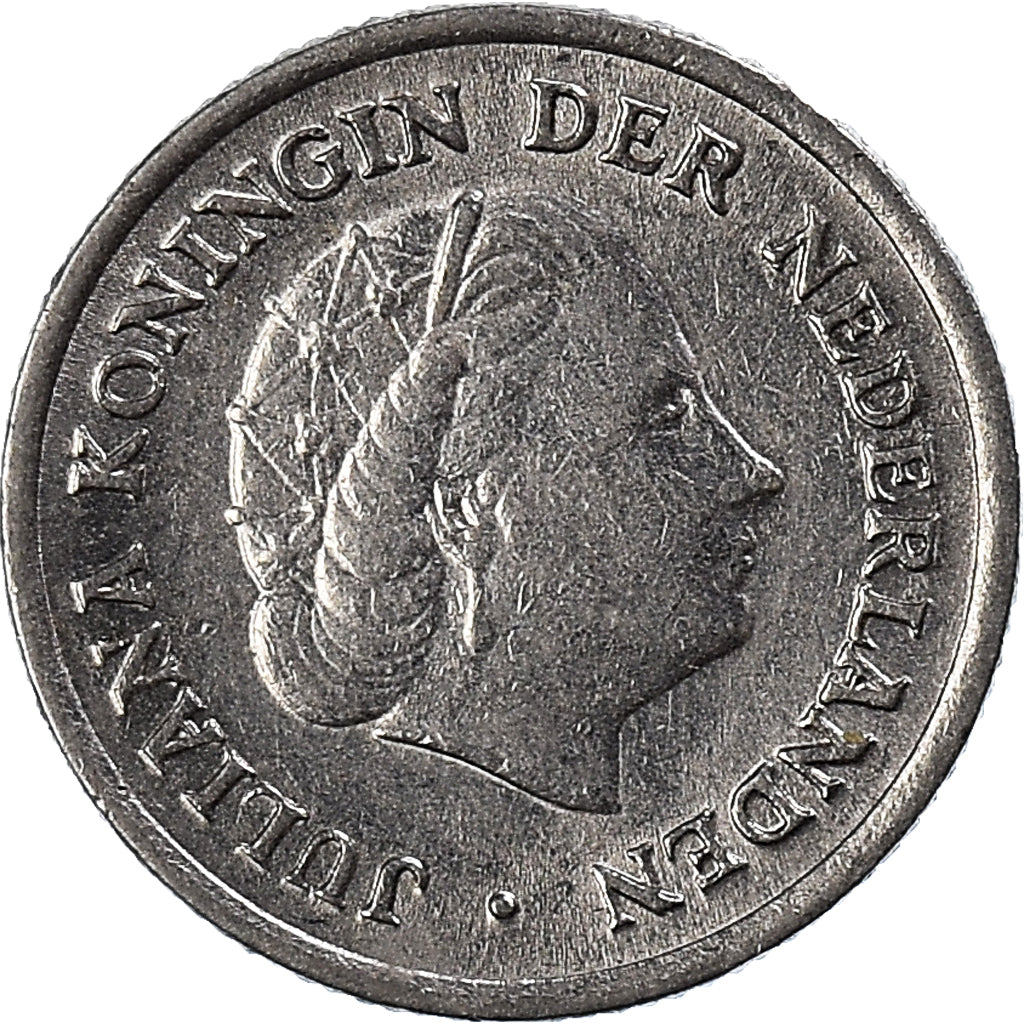 Münze, Niederlande, 10 Cents, 1958