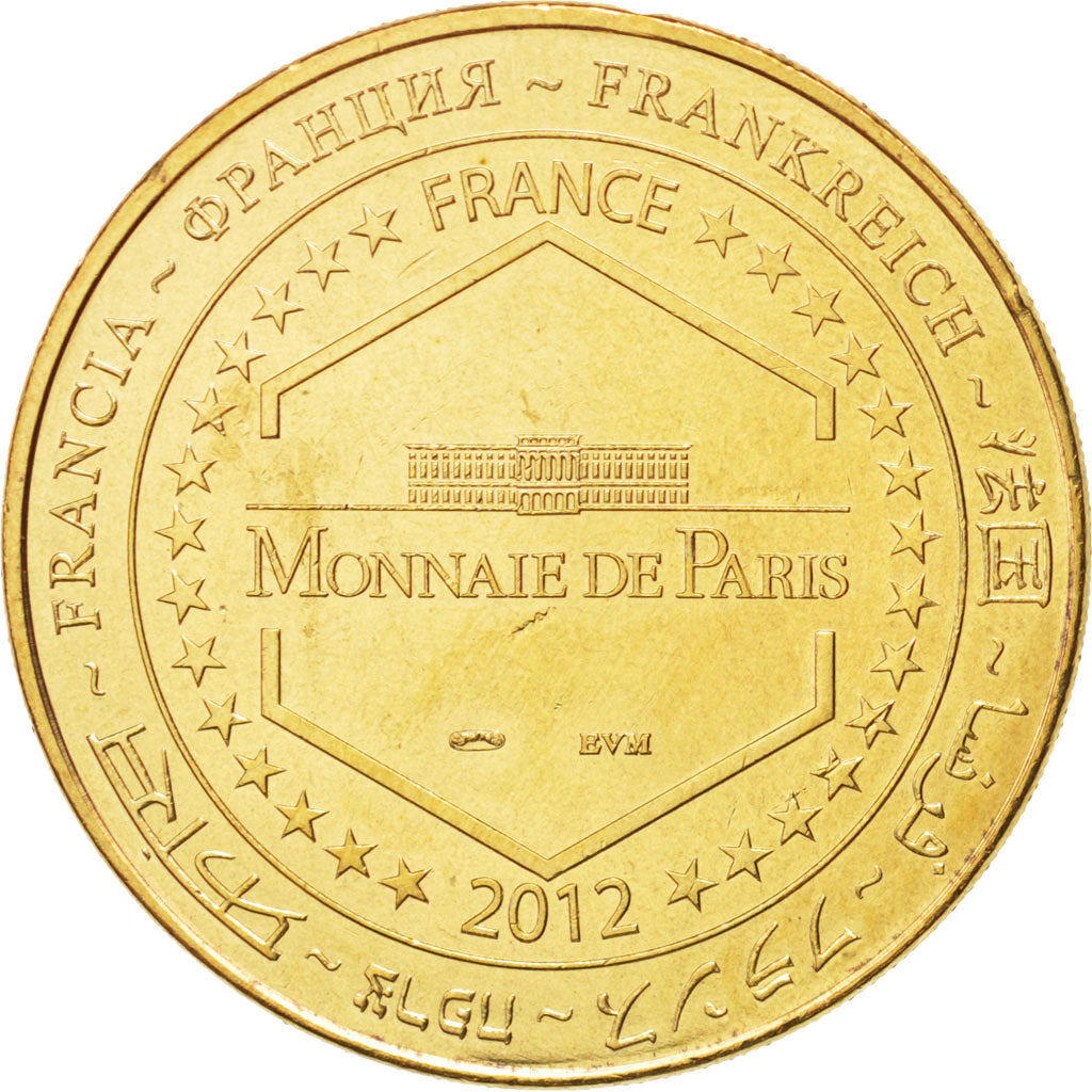 France, Tourist Token, 17/ Aquarium La Rochelle - Tortue, 2012, Monnaie de Paris