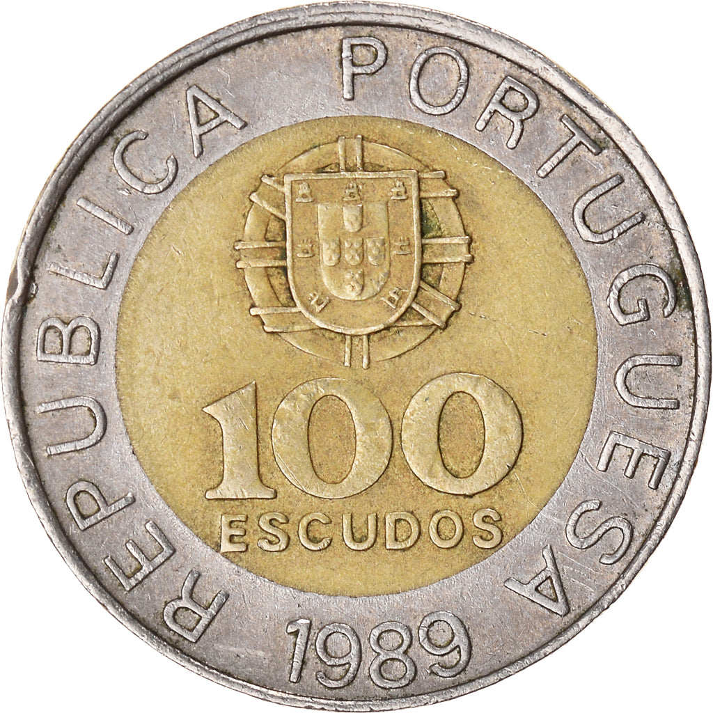 Moneda, Portugal, 100 Escudos, 1989