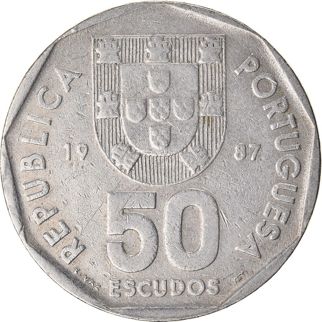 Coin, Portugal, 50 Escudos, 1987