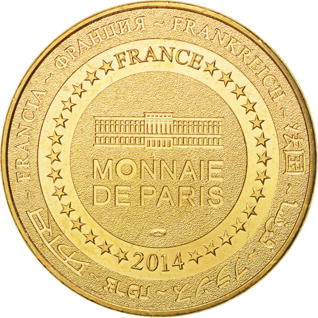 France, Jeton, Tourist Token, 17/ Donjon Médiéval de Pons, 2014, Monnaie de