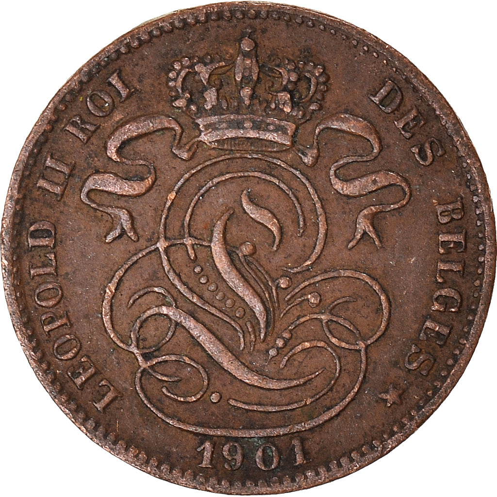 Moneda, Bélgica, Centime, 1901