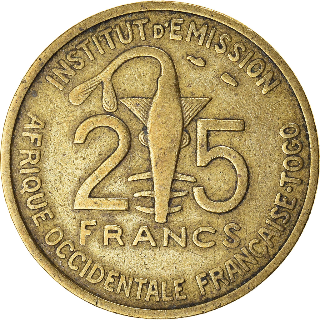 Moneta, Africa occidentale francese, 25 Francs, 1957