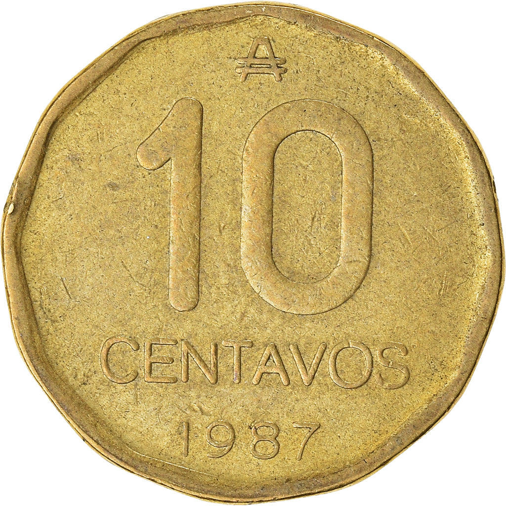 Coin, Argentina, 10 Centavos, 1987