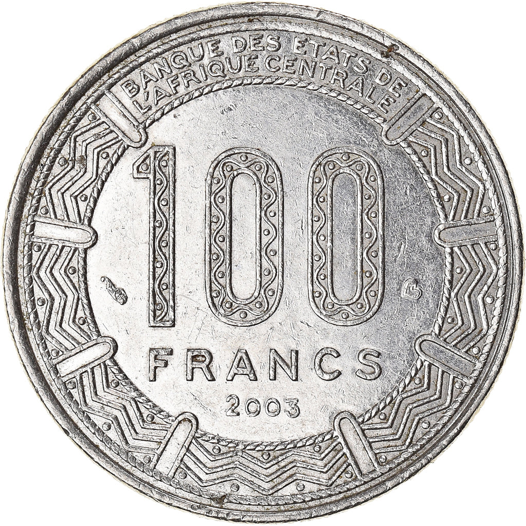 Coin, Central African States, 100 Francs, 2003