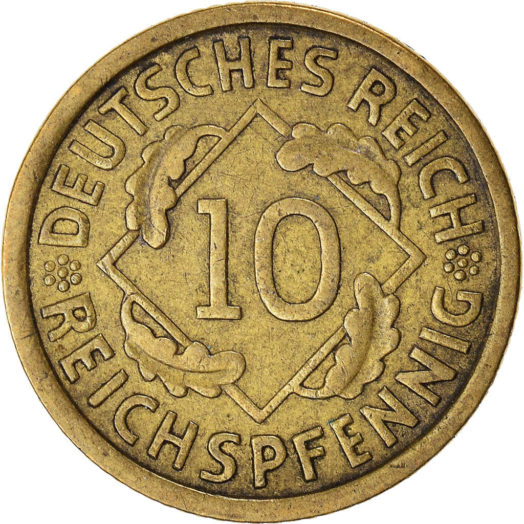Moneta, Niemcy, 10 Reichspfennig, 1932