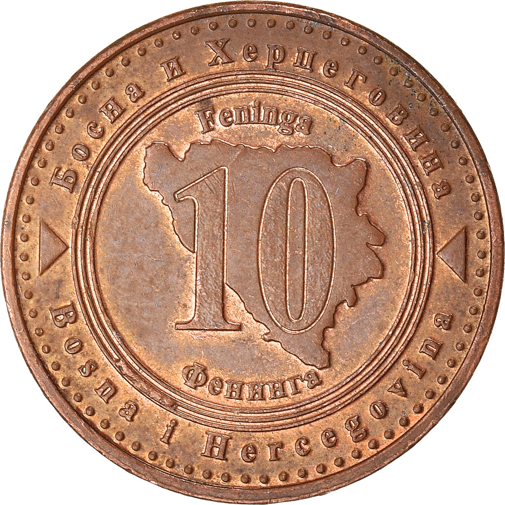 Coin, BOSNIA-HERZEGOVINA, 10 Feninga, 2011