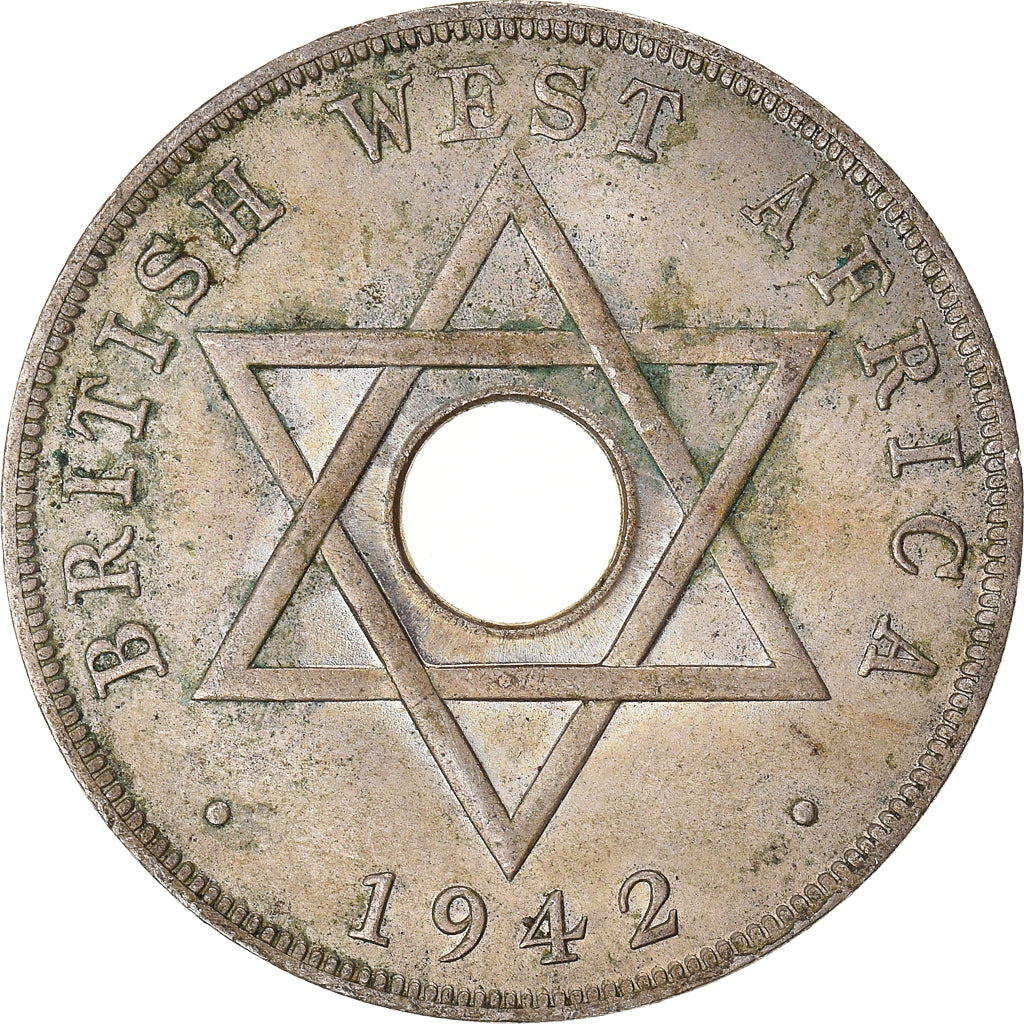 Munten, BRITS WEST AFRIKA, Penny, 1942