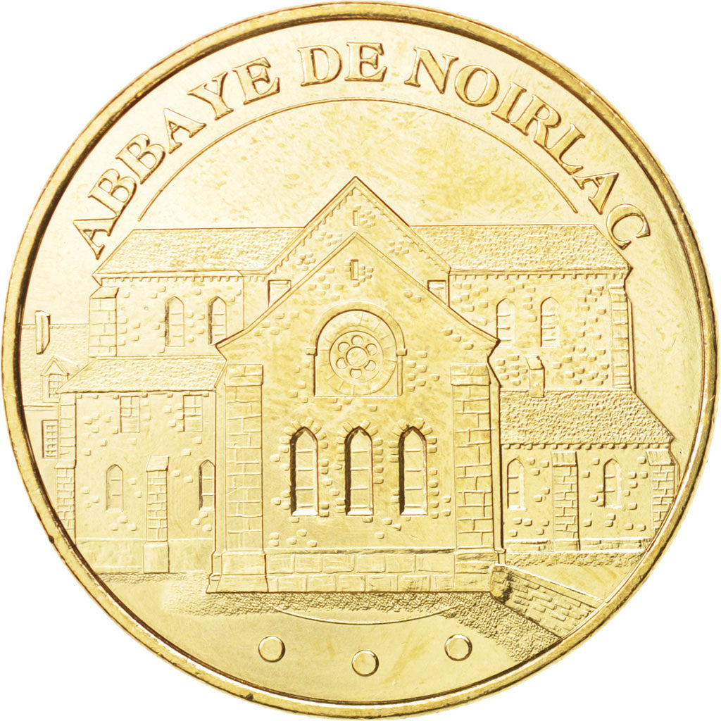 France, Jeton, Tourist Token, 18/ Abbaye de Noirlac, 2011, Monnaie de Paris