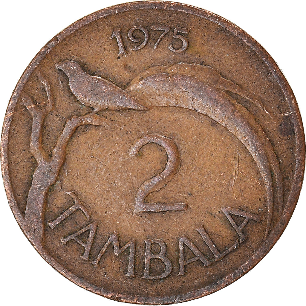 Coin, Malawi, 2 Tambala, 1975
