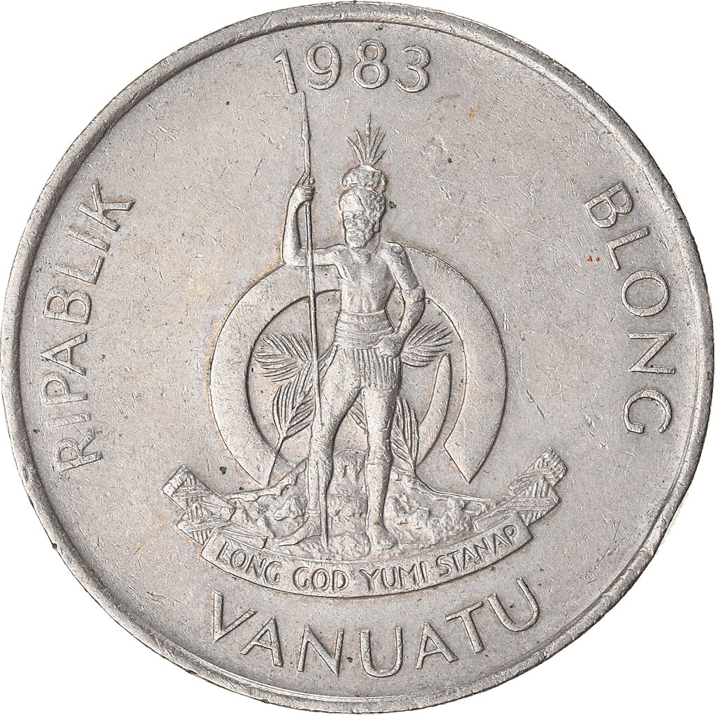 Coin, Vanuatu, 20 Vatu, 1983