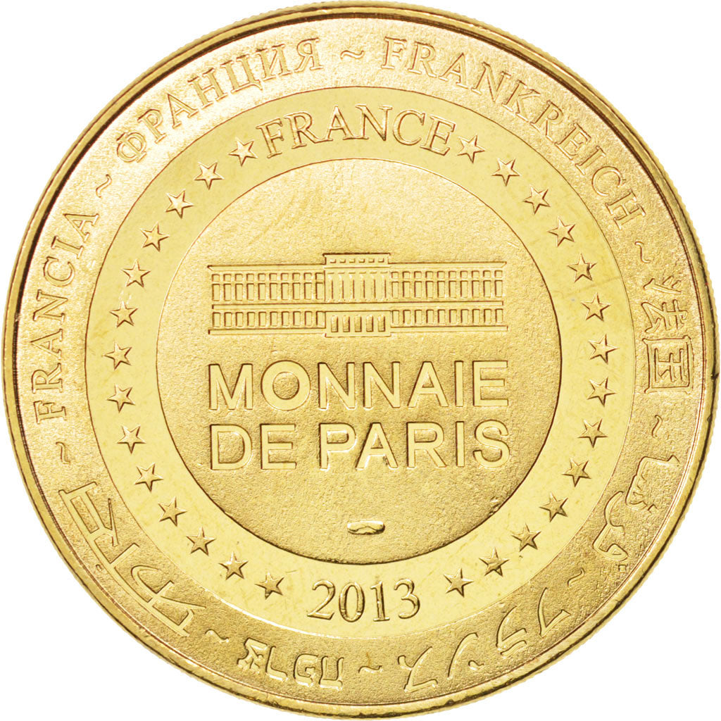 Frankreich, Tourist Token, 18/ Cité de l'or - Pyramide, 2013, Monnaie de Paris