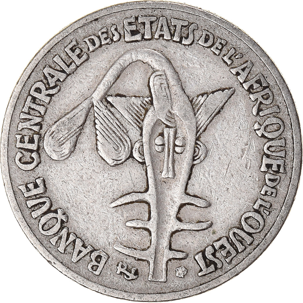 Münze, Zentralafrikanische Staaten, 50 Francs, 1972