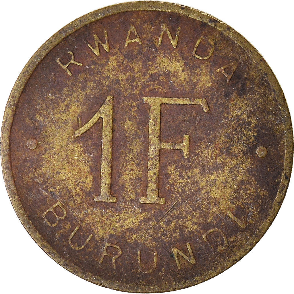 Moneda, RWANDA & BURUNDI, Franc, 1961