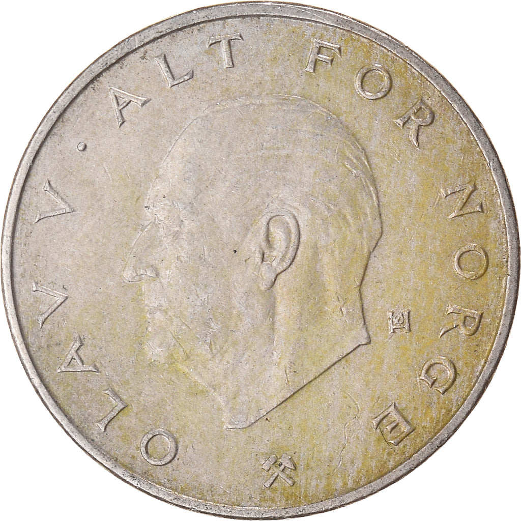 Moneda, Noruega, Krone, 1977