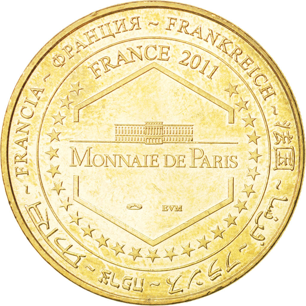 France, Token, Tourist Token, 21/ Ville d'Auxonne, 2011, Monnaie de Paris